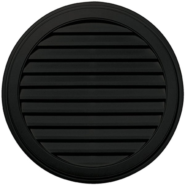 MidAmerica 00410036002 36Inch W x 36Inch H Round Gable Vent Louver