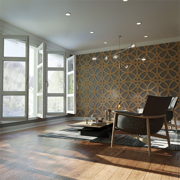 Ekena Millwork WALW24X24X0375DVNWA