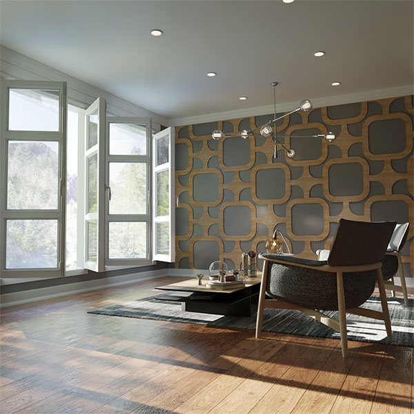 Ekena Millwork WALW24X24X0375LANRO