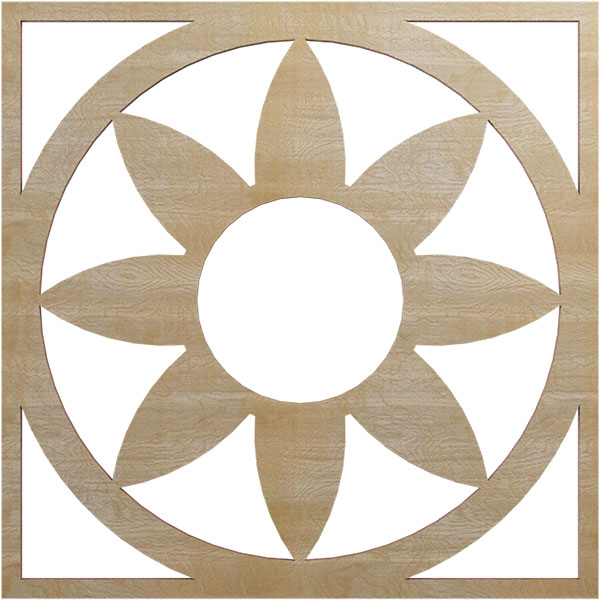 Ekena Millwork CMWP16X16X0375BLBI