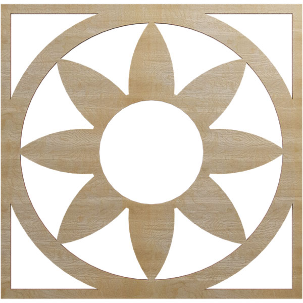 Ekena Millwork CMWP18X18X0250BLHI