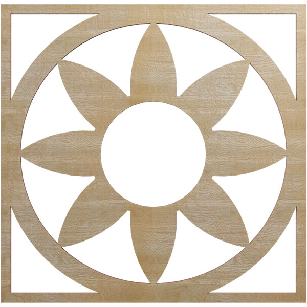 Ekena Millwork CMWP18X18X0375BLBI