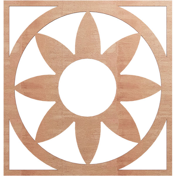 Ekena Millwork CMWP20X20X0375BLCH