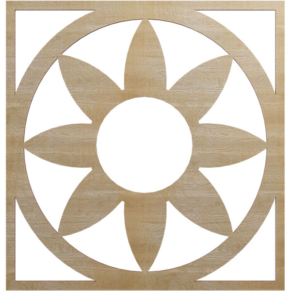 Ekena Millwork CMWP20X20X0375BLHI