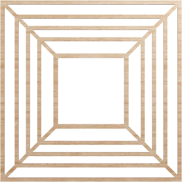 Ekena Millwork CMWP22X22X0250RAAL