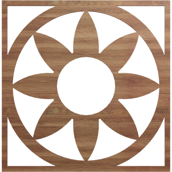 Ekena Millwork CMWP22X22X0375BLWA