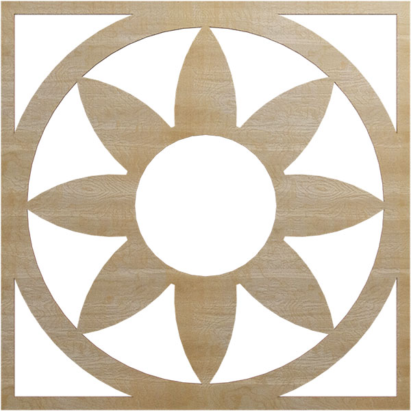 Ekena Millwork CMWP24X24X0250BLHI