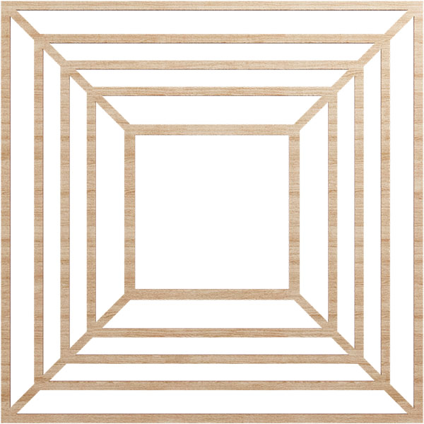 Ekena Millwork CMWP24X24X0375RAAL