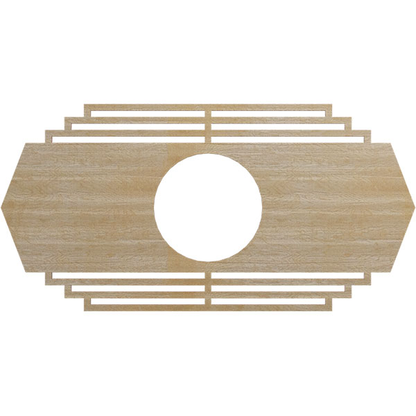 Ekena Millwork CMWP24X12X0375CSHI