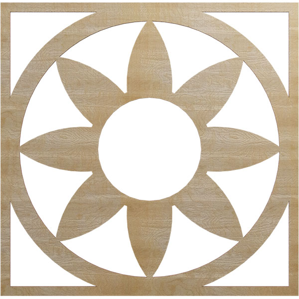 Ekena Millwork CMWP26X26X0250BLHI