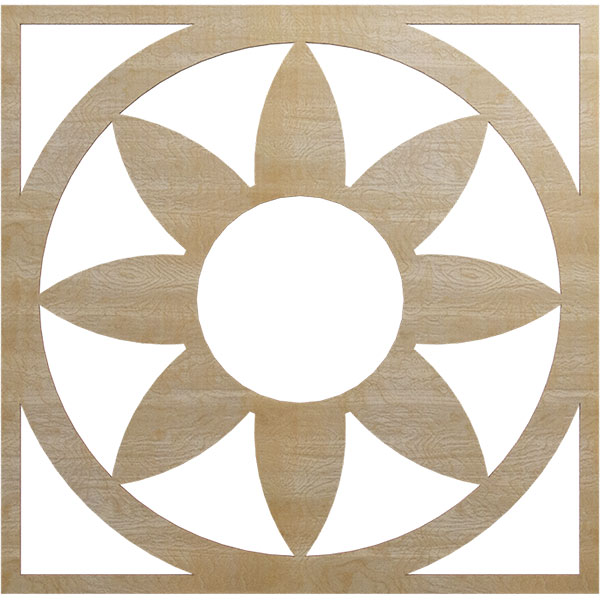 Ekena Millwork CMWP26X26X0375BLBI