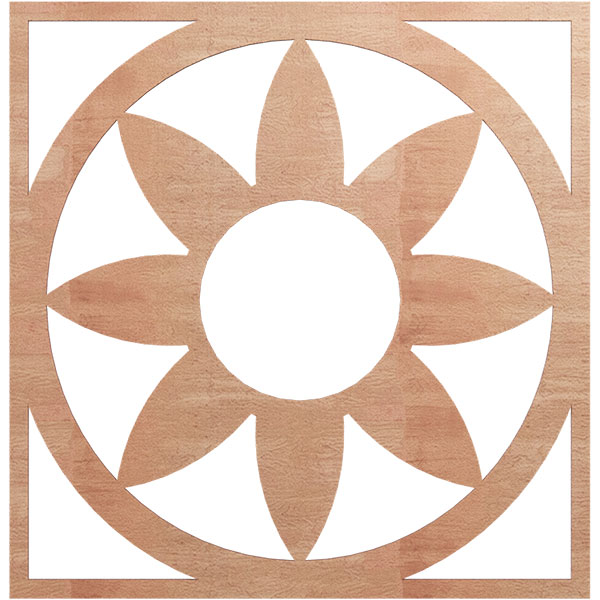 Ekena Millwork CMWP28X28X0375BLCH