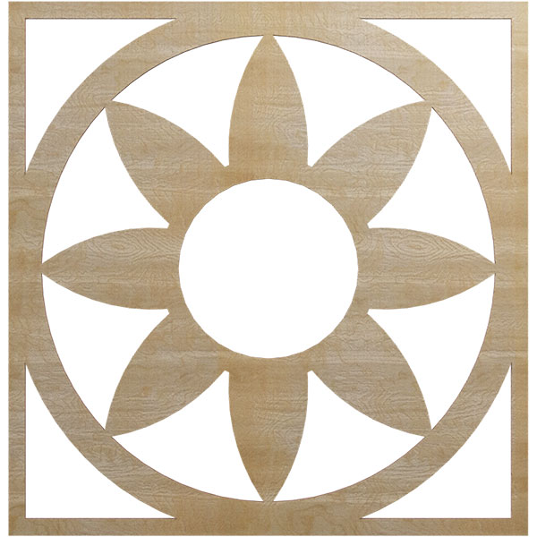 Ekena Millwork CMWP28X28X0375BLHI