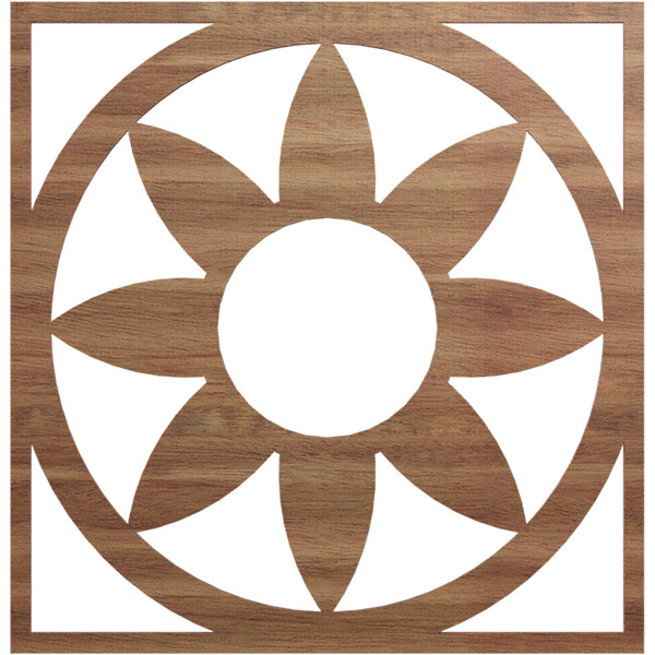 Ekena Millwork CMWP28X28X0375BLWA