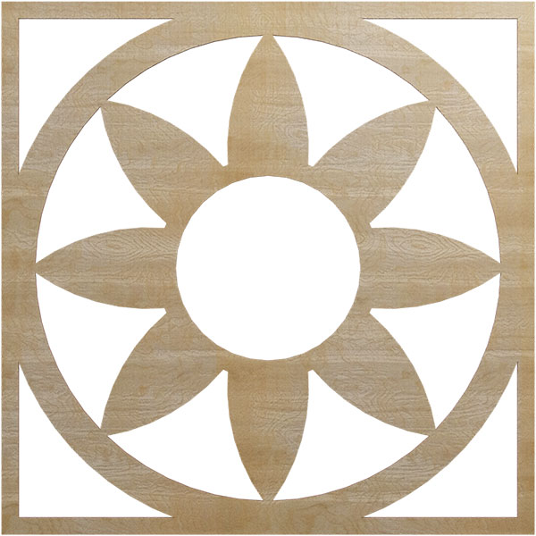 Ekena Millwork CMWP32X32X0250BLHI