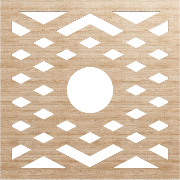Ekena Millwork CMWP34X34X0250CHAL