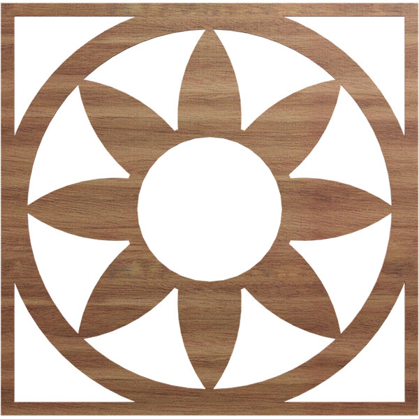 Ekena Millwork CMWP34X34X0375BLWA