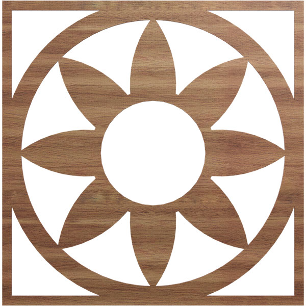Ekena Millwork CMWP38X38X0375BLWA