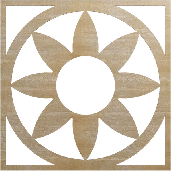 Ekena Millwork CMWP40X40X0250BLHI