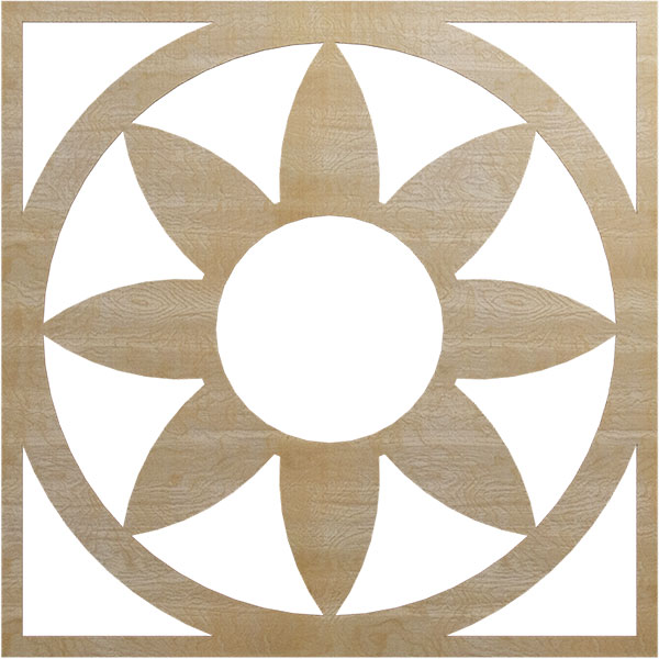 Ekena Millwork CMWP40X40X0375BLBI