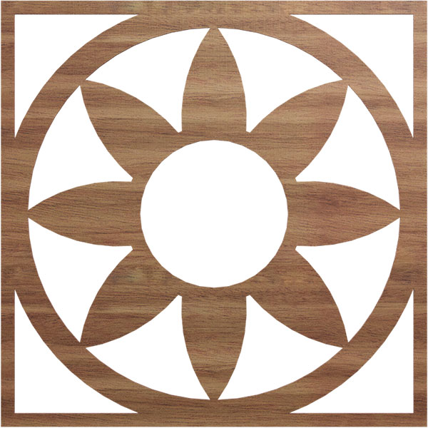 Ekena Millwork CMWP40X40X0375BLWA