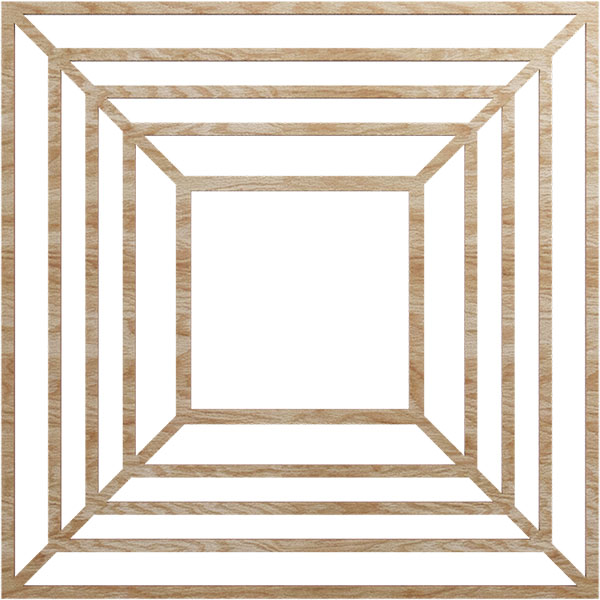 Ekena Millwork CMWP22X22X0250RARO