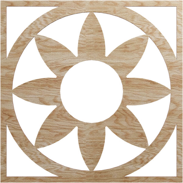 Ekena Millwork CMWP24X24X0250BLRO