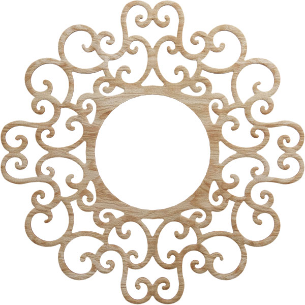 Ekena Millwork CMWP24X24X0250RERO
