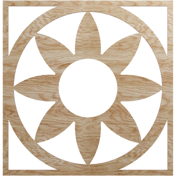 Ekena Millwork CMWP28X28X0375BLRO