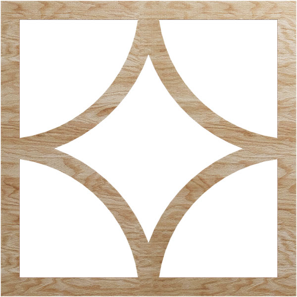 Ekena Millwork CMWP32X32X0250STRO