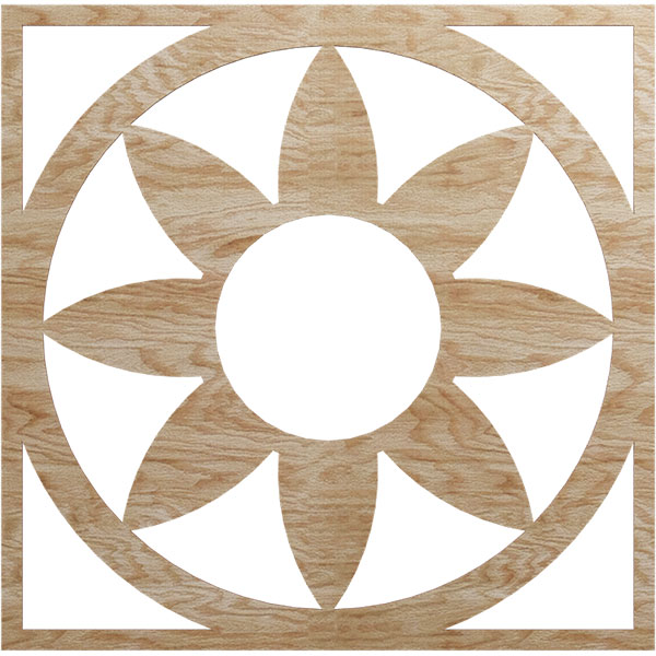 Ekena Millwork CMWP34X34X0250BLRO
