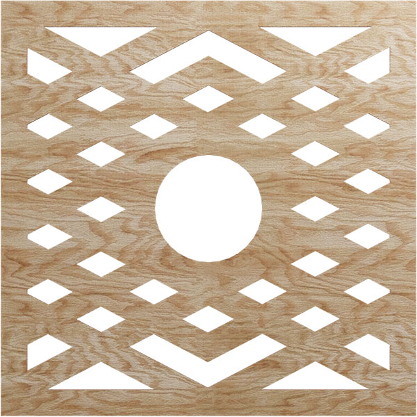 Ekena Millwork CMWP34X34X0250CHRO