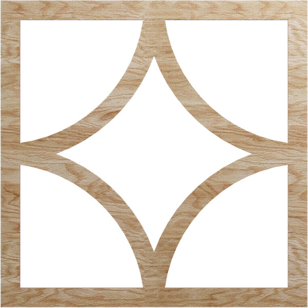 Ekena Millwork CMWP34X34X0250STRO
