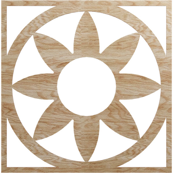 Ekena Millwork CMWP38X38X0250BLRO