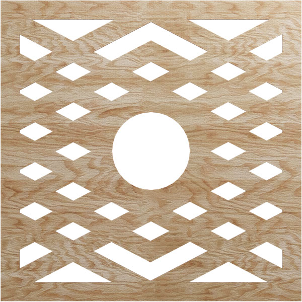 Ekena Millwork CMWP38X38X0250CHRO
