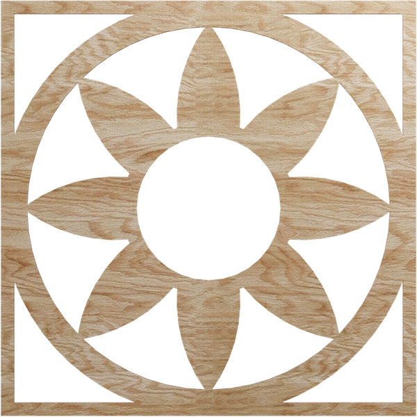 Ekena Millwork CMWP40X40X0250BLRO