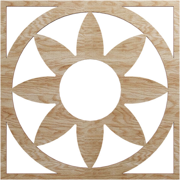 Ekena Millwork CMWP16X16X0250BLRO