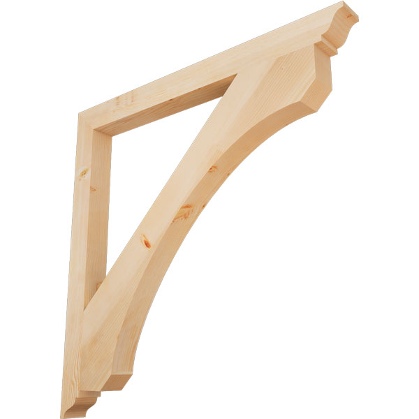 Ekena Millwork BKT04X48X48LEC01SDF