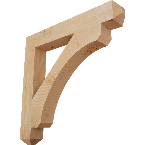 Ekena Millwork BKT06X42X42LEC04SDF