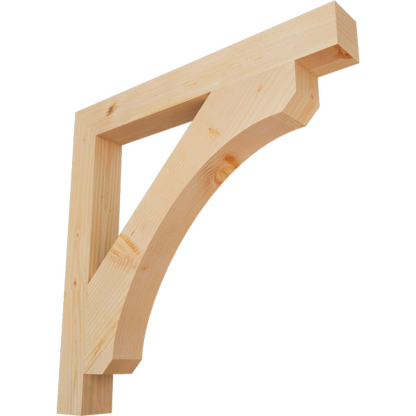 Ekena Millwork BKT04X34X34LEC05SDF