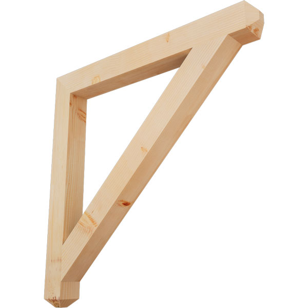 Ekena Millwork BKT04X40X40TRA04SDF