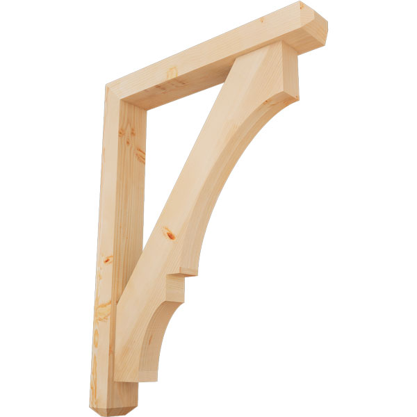 Ekena Millwork BKT0604X36X48BOA04SDF