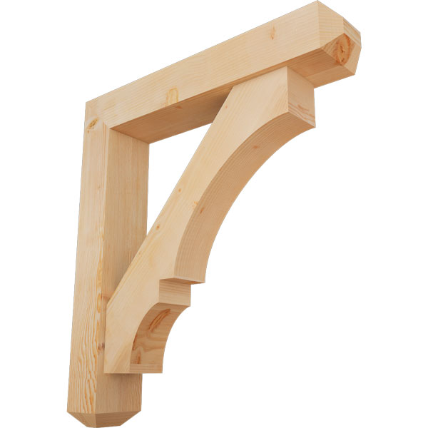 Ekena Millwork BKT0806X40X44BOA04SDF