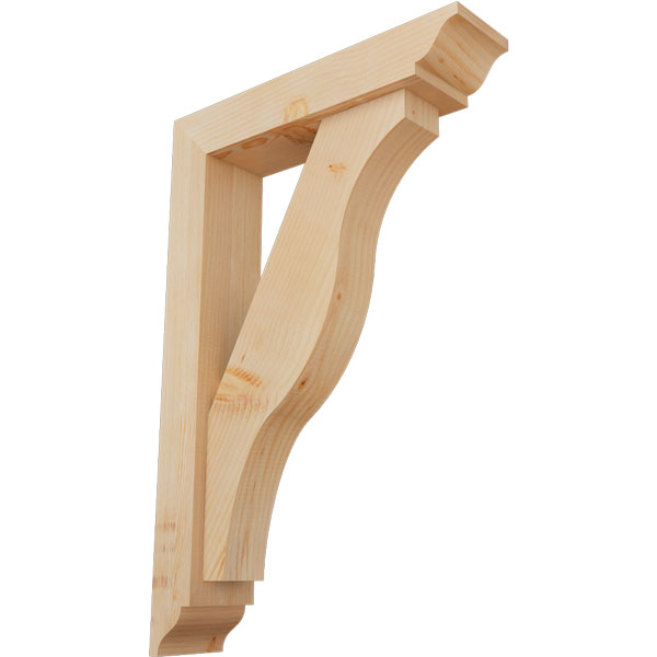 Ekena Millwork BKT0604X24X36FST01SDF