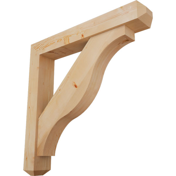 Ekena Millwork BKT0806X48X48FST04SDF