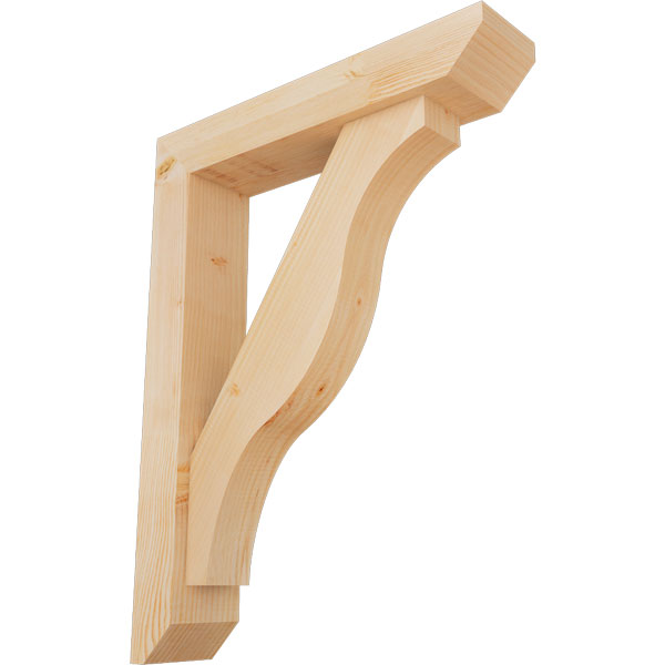 Ekena Millwork BKT0604X26X34FST06SDF