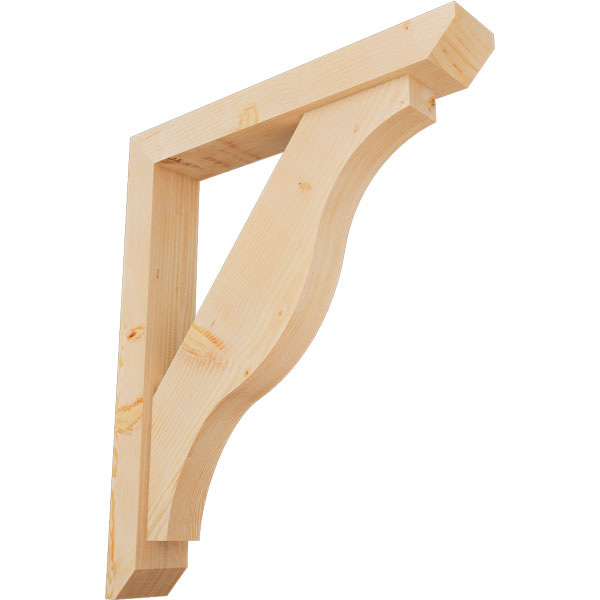Ekena Millwork BKT0604X34X40FST06SDF