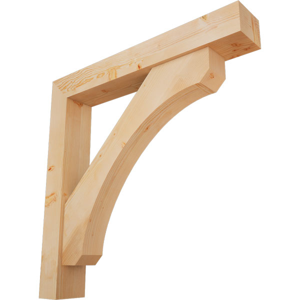 Ekena Millwork BKT0806X48X48LEC05SDF