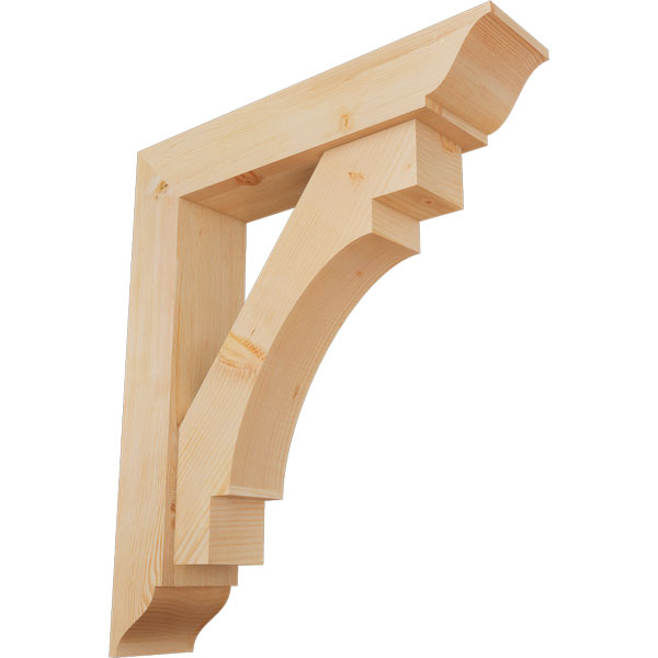 Ekena Millwork BKT0806X34X40MRC01SDF