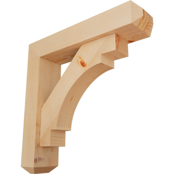 Ekena Millwork BKT0604X24X24MRC04SDF